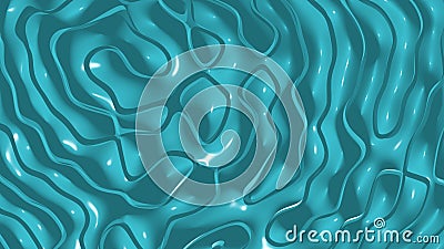 Plain 3D abstract background of monochromic Blue Green color with shadow and coloring suitable for adding various materials Stock Photo