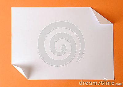 Plain paper Stock Photo