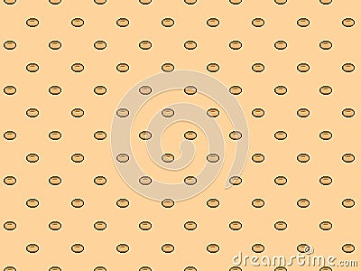 Plain pixel 8 bit donut background - high res seamless pattern Stock Photo