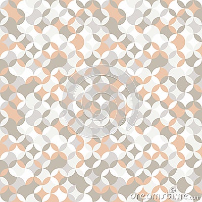 Plain round pattern. Based on Traditional Japanese Embroidery. Vector Illustration