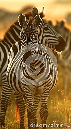 Plains zebra Stock Photo