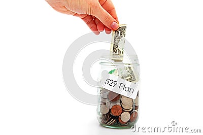 529 Plan college savings Stock Photo