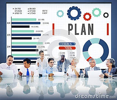 Plan Planning Analysis Business Startegy Concept Stock Photo
