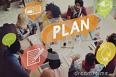 Plan Planning Education Strategy Concept Stock Photo