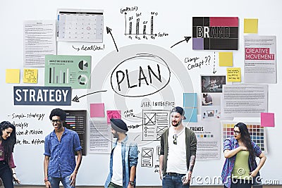 Plan Planning Operations Solution Viosion Strategy Concept Stock Photo