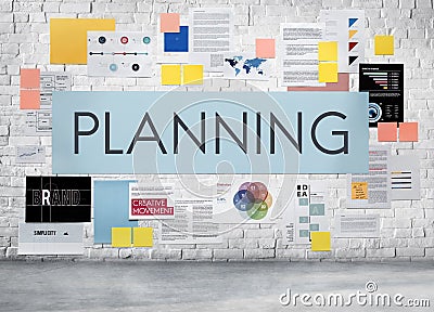 Plan Planning Operations Solution Vision Strategy Concept Stock Photo