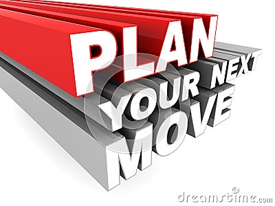 Plan your move Stock Photo