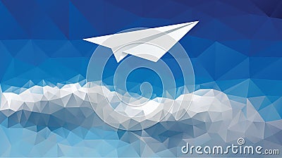 Plane clouds 5340 Vector Illustration