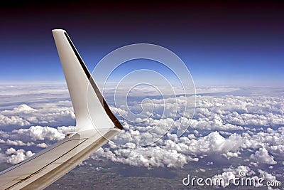 Plane flight Stock Photo