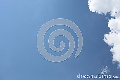 The plane in height against Stock Photo