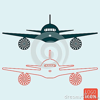 Plane icon Vector Illustration