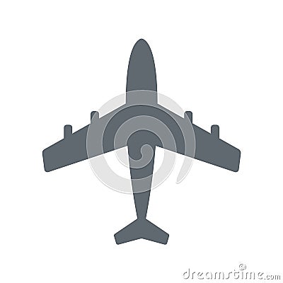 Plane icon simple Vector Illustration