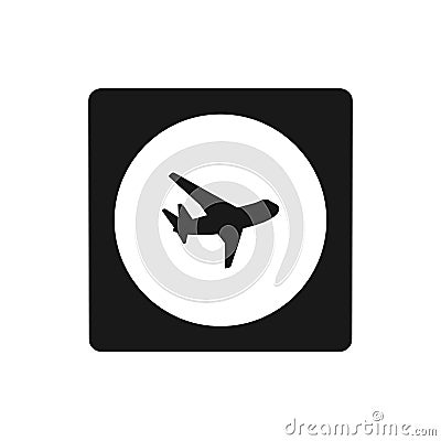 Plane icon,sing,illustration Cartoon Illustration