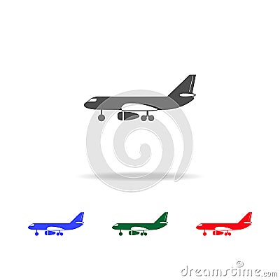 plane icons. Elements of transport element in multi colored icons. Premium quality graphic design icon. Simple icon for websites Stock Photo
