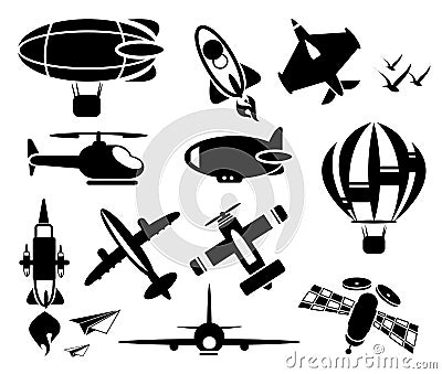 Plane icons Vector Illustration