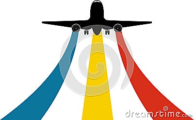 Plane logo Vector Illustration