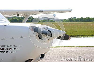 Plane Propeller Stock Photo