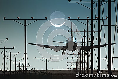 Plane runway Stock Photo