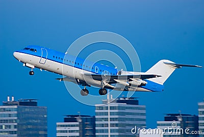 Plane take off Stock Photo