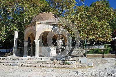 Plane tree of Hippocrates, Kos Stock Photo