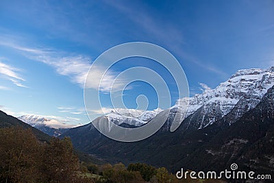 planes doing stunts in the sky in spain Stock Photo