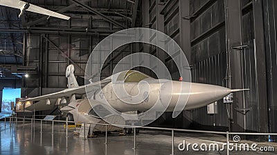 Planes at the USAF Museum, Dayton, Ohio Editorial Stock Photo