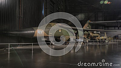 Planes at the USAF Museum, Dayton, Ohio Editorial Stock Photo