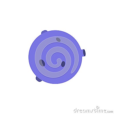 planet colored icon. Element of web icon for mobile concept and web apps. Colored isolated planet icon can be used for web and Stock Photo