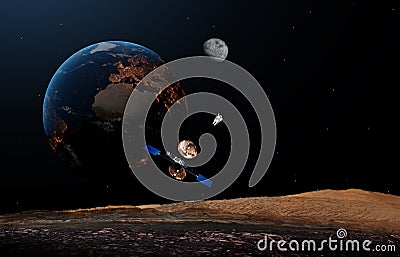 Planet eart wallpaper Cartoon Illustration