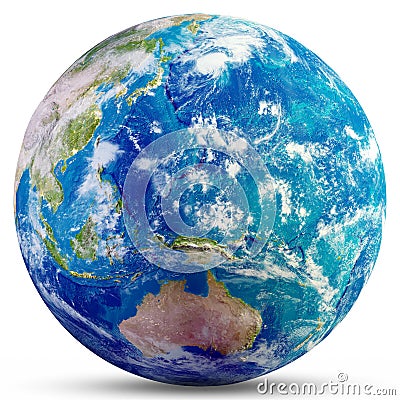 Planet Earth - Australia and Oceania Stock Photo