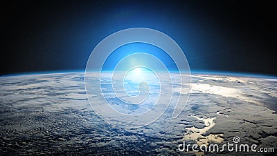 Planet Earth in space 3D rendering elements of this image furnished by NASA Stock Photo