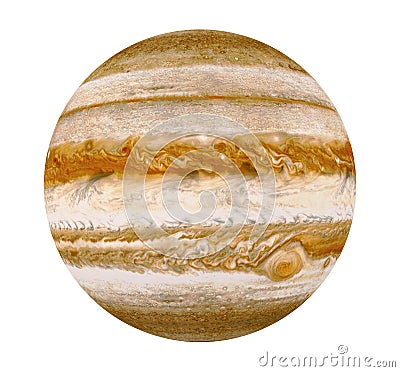 Planet Jupiter Isolated Elements of this image furnished by NASA Stock Photo