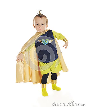 Planet Man, Superhero Stock Photo