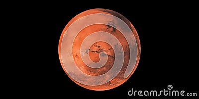 Planet Mars red planet sphere Stock Photo