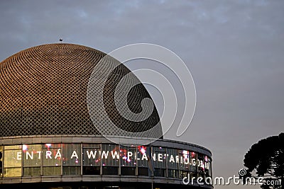 Planetarium of the City of Buenos Aires in Palermo. Editorial Stock Photo