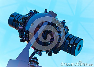 Planetarium star projector Stock Photo