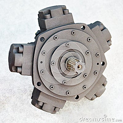 Planetary gear industrial Stock Photo