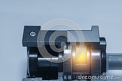 The planetary gear in transmission gear box Stock Photo