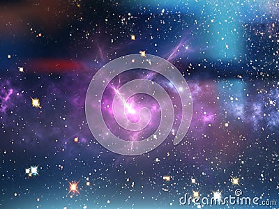 Planets Galaxy Science Fiction Wallpaper Beauty Deep Space Cosmos Physical Cosmology Stock Photos. Stock Photo