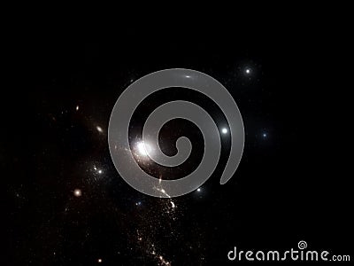 Planets Galaxy Science Fiction Wallpaper Beauty Deep Space Cosmos Physical Cosmology Stock Photos. Stock Photo