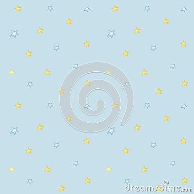 Planets of the solar system Seamless pattern. Outer Space planet Mercury Venus Earth Mars Jupiter Saturn Uranus Neptune Stock Photo