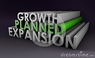 Planned Expansion Stock Photo