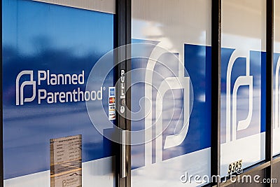 Planned Parenthood Location. Planned Parenthood Provides Reproductive Health Services in the US II Editorial Stock Photo