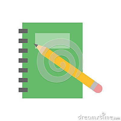 Planner notebook vector illustration. Vector Illustration