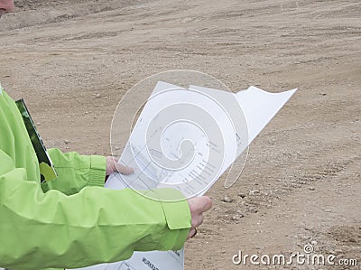 planning in architecture and construction industry Editorial Stock Photo