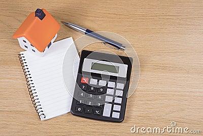 Planning and costing home improvements concept Stock Photo