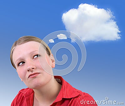 Planning - Idea cloud Stock Photo