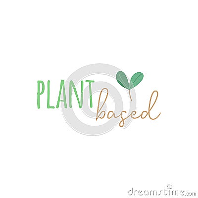 Plant based vector illustration graphic icon Vector Illustration