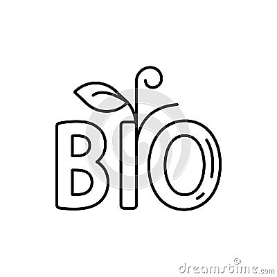Plant, BOI icon. Simple line, outline vector ecology icons for ui and ux, website or mobile application Stock Photo