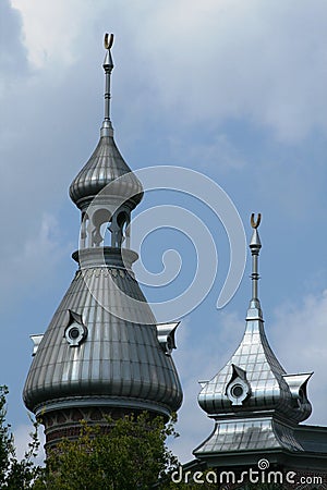 Plant Hall spires Stock Photo